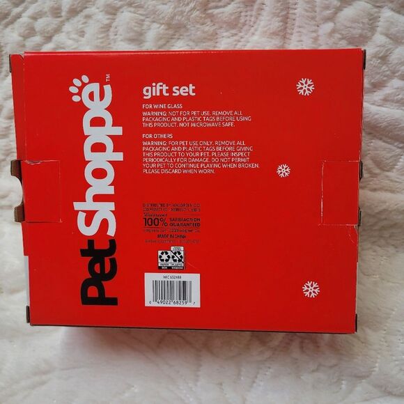 Pet Shoppe Dog and Owner Whine Wine and Cheese 4 Piece Gift Set Toy New - Picture 2 of 3